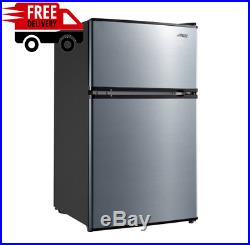 3.2 Cu. Ft Mini Fridge Refrigerator Compact Cooler Portable Home 2 Door Dorm Food