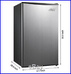 3.3 Cu Ft Mini Fridge Small Refrigerator Freezer Compact Cooler Single Door NEW