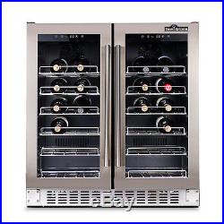 36 bottles 170L wine cooler Stainless steel Chromed metal shelves Thor Kitchen