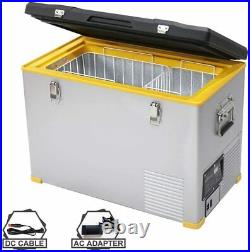 45L Car Refrigerator 12V Freezer Portable Fridge 47 Quart Travel Cooler Camping