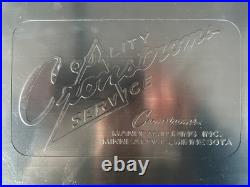 50's Schlitz Cooler Beer Metal Cronstroms Picnic Ice Chest, Tray and Beach Towel