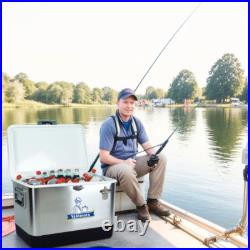 54QT Stainless Steel Cooler Yakimoto Large Beach Picnic Ice Box Outdoor Beverage