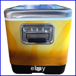 54Qt Large Capacity Heavy Duty Metal Cooler Box for Camping Fishing Pinnic BBQ