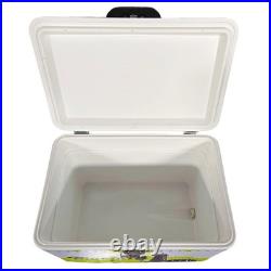 54Qt Portable Cooler Stainless Steel Ice Chest for Camping, Backyard & Outdoor