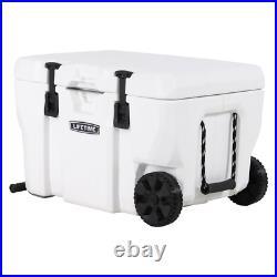 55 Quart High Performance Cooler with Wheels