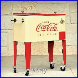 60 Qt. Cream Coca-Cola Cooler