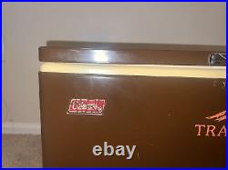 70s Vintage Colman Brow Cooler Ice Chest 28x15.5x16 Metal Handles