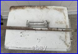 7Up Vintage Metal Cooler 1950s Progress Refrigerator Co Ice Chest Steel w Tray