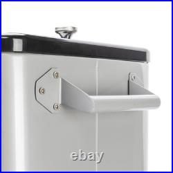 80 QT Rolling Cooler Cart Ice Chest for Outdoor Patio Deck Party Portable Party