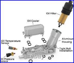 926-959 Aluminum Engine Oil Filter Housing For 2011-2022 Jeep Dodge Chrysler V6
