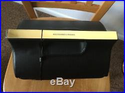 ALEXANDER WANG X MAGNUM Black Leather Gold Mirror Cooler Handbag Purse NEW