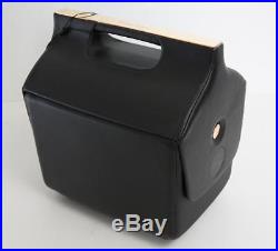 ALEXANDER WANG X MAGNUM Black Leather Gold Mirror Cooler Handbag Purse NEW $995