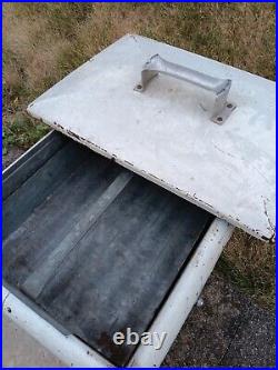 Antique Canada Dry Metal Cooler, Pre-owned, Pull Out Tray, 17x 16 X 13. Handle