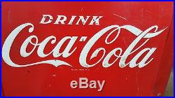 Antique Coca Cola Metal Cooler FREE SHIPPING ORIGINAL CONDITION EXCLUSIVE PARTS