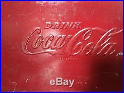 Antique Coke / Coca-Cola Metal Cooler Progress