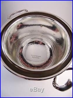 Antique Ice Bucket Wine Cooler Silver Plate Copper Sheffield White Metal Mounts
