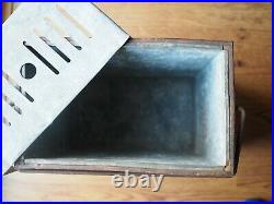 Antique Kooler Kit Insulite Metal Aluminum Ice Chest Cooler 1920s 13W X 15H