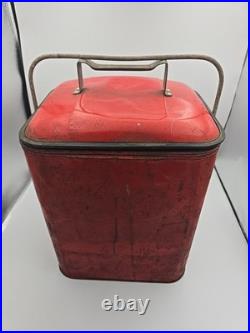 Antique Magikooler Metal Ice Chest galvanized Rare 1950s Great Condition