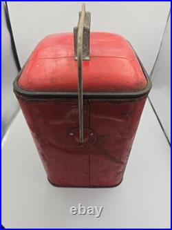 Antique Magikooler Metal Ice Chest galvanized Rare 1950s Great Condition