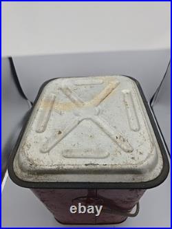 Antique Magikooler Metal Ice Chest galvanized Rare 1950s Great Condition