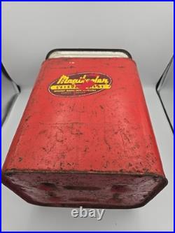 Antique Magikooler Metal Ice Chest galvanized Rare 1950s Great Condition
