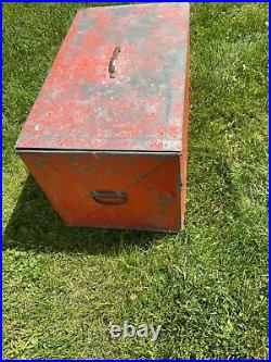 Antique Metal Cooler, Ice Box Good Condition