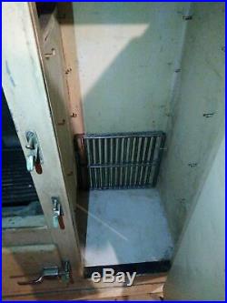 Antique Metal / Galvanized Icebox Ice Box Refrigerator Cooler Bar, Cobleskill NY