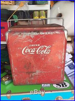 Antique/ Vintage Metal Coca Cola Cooler Collectable Cool