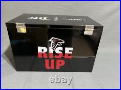 Atlanta Falcons Football Miller Lite Metal Cooler Ice Chest Tailgate Man Cave