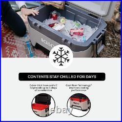 BMX 52 Quart Cooler with Cool Riser Technology, Fish Ruler, and Tie-Down Poin