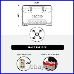 BMX 52 Quart Cooler with Cool Riser Technology, Fish Ruler, and Tie-Down Poin