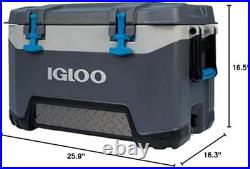 BMX Cooler Insulated Ice Chest 52 Qt Capacity