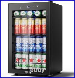 BODEGACOOLER Beverage Refrigerator Cooler, 24 Bottles Mini Fridge with Glass Door