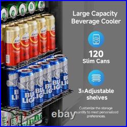 BODEGACOOLER Beverage Refrigerator Cooler, 24 Bottles Mini Fridge with Glass Door