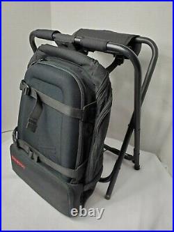 BURTON Liquid Lounger Black Backpack Rare Chair, AM FM Radio, Cooler, Flask