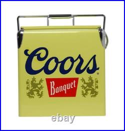 Banquet Retro Ice Chest Cooler with Bottle Opener 13 L /14 Quart Vintage Styl