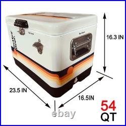 Better Beer 54Qt Vintage Cooler Heavy Duty, Insulated, with Drain & Bottle Opener