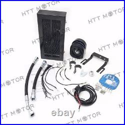 Black Reefer Oil Cooler Fan Cooling System For Harley Softail 2001-2017 2015