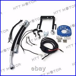 Black Reefer Oil Cooler Fan Cooling System For Harley Softail 2001-2017 2015