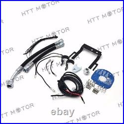 Black Reefer Oil Cooler Fan Cooling System For Harley Softail 2001-2017 2015