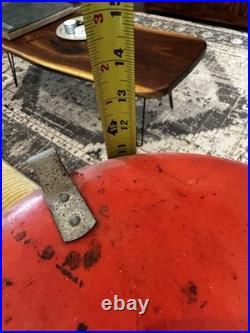 Blizzard Bucket Red Picnic Metal Cooler Vintage 1950's Sterling MFG. Co. Inc. BH