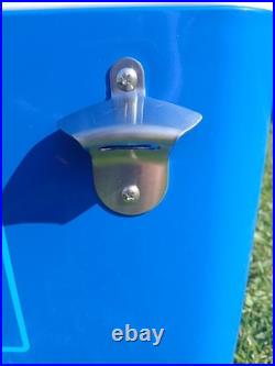 Brand New Bud Light 54 Quart Stainless Steel Hard Cooler Metal Latch