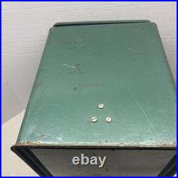 Brooklure Spiegel Tops In Sports Vintage Metal Green Cooler RARE