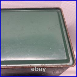 Brooklure Spiegel Tops In Sports Vintage Metal Green Cooler RARE