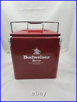 Budweiser Beer Promotional Metal 6 Pack Cooler