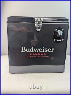 Budweiser Select 15L Metal Ice Cooler Black