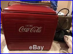 Coca Cola 1950's Metal Beach Cooler