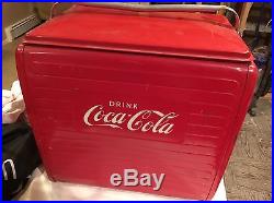 Coca Cola 1950's Metal Beach Cooler