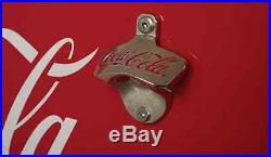 Coca Cola Metal Cooler Rolling Wheels 80-qt Vintage Retro Style Patio Porch Ice