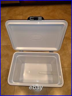 COLEMAN 54 Quart STAINLESS STEEL COOLER ICE CHEST Camping Fishing